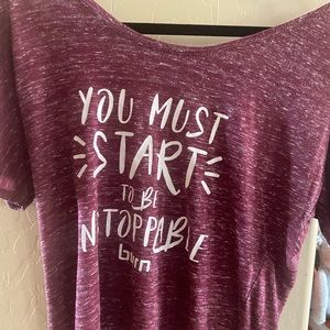 Burn BootCamp slouchy T- Shirt